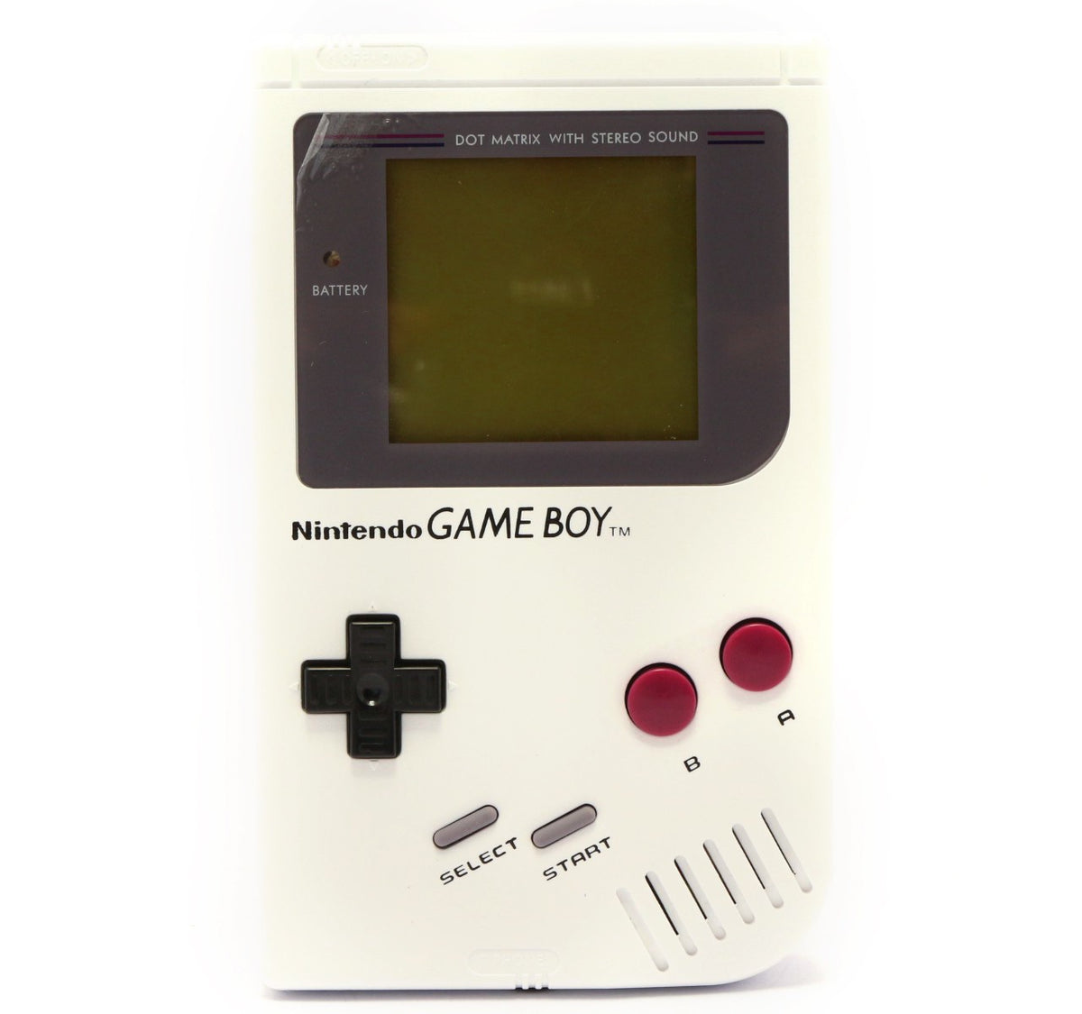 Konsole Classic DMG-01 Custom Case weiß + Backlight gelb