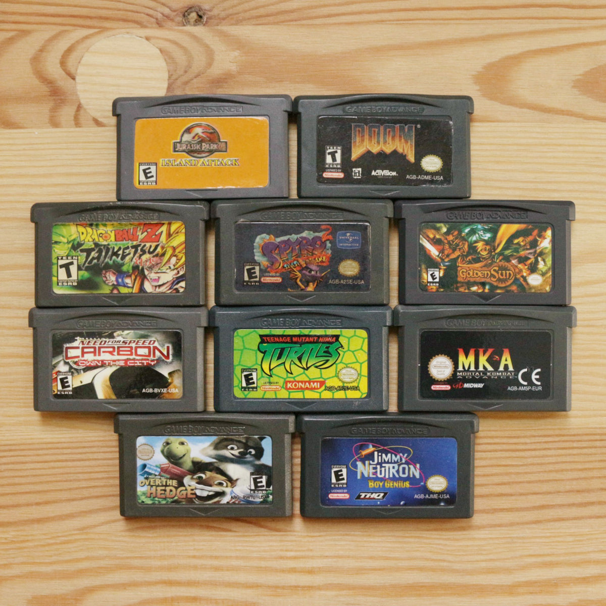 10 GameBoy Spiele zum TOP Preis! - GBA 349