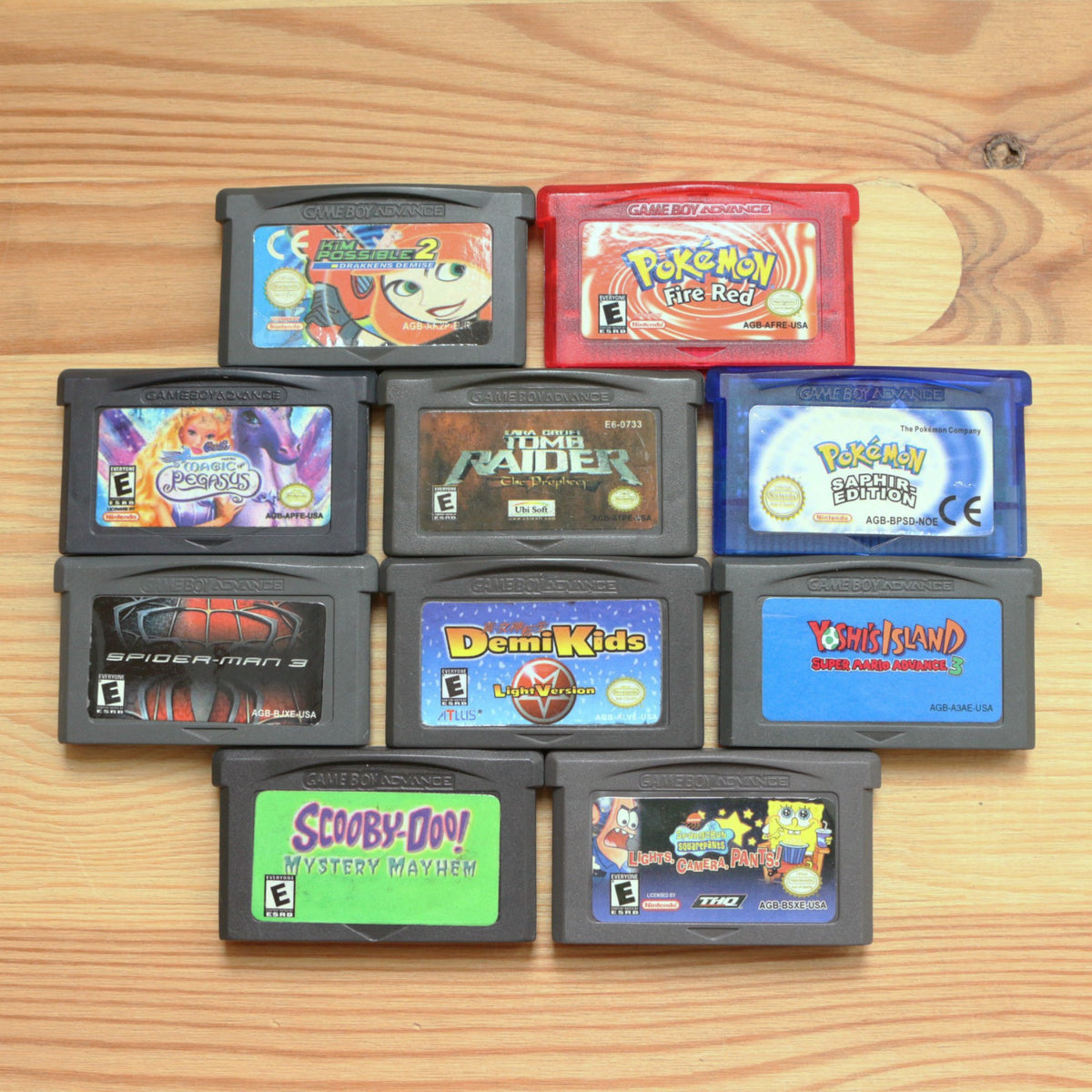 10 GameBoy Spiele zum TOP Preis! - GBA 352