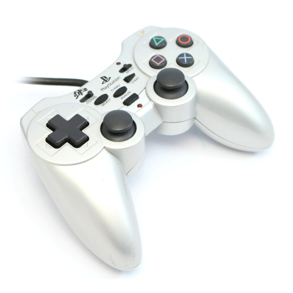 Wired Controller / Pad mit Turbo & Analog Control & Speed silber Analog Rensya Pad [Fujiwork]