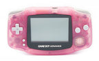 Konsole pink - rosa / Clear Red IPS LCD Display Mod