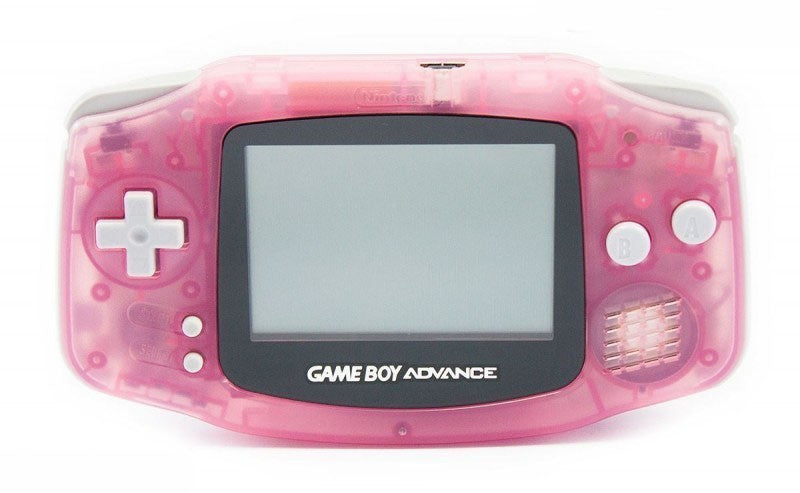 Konsole pink - rosa / Clear Red IPS LCD Display Mod