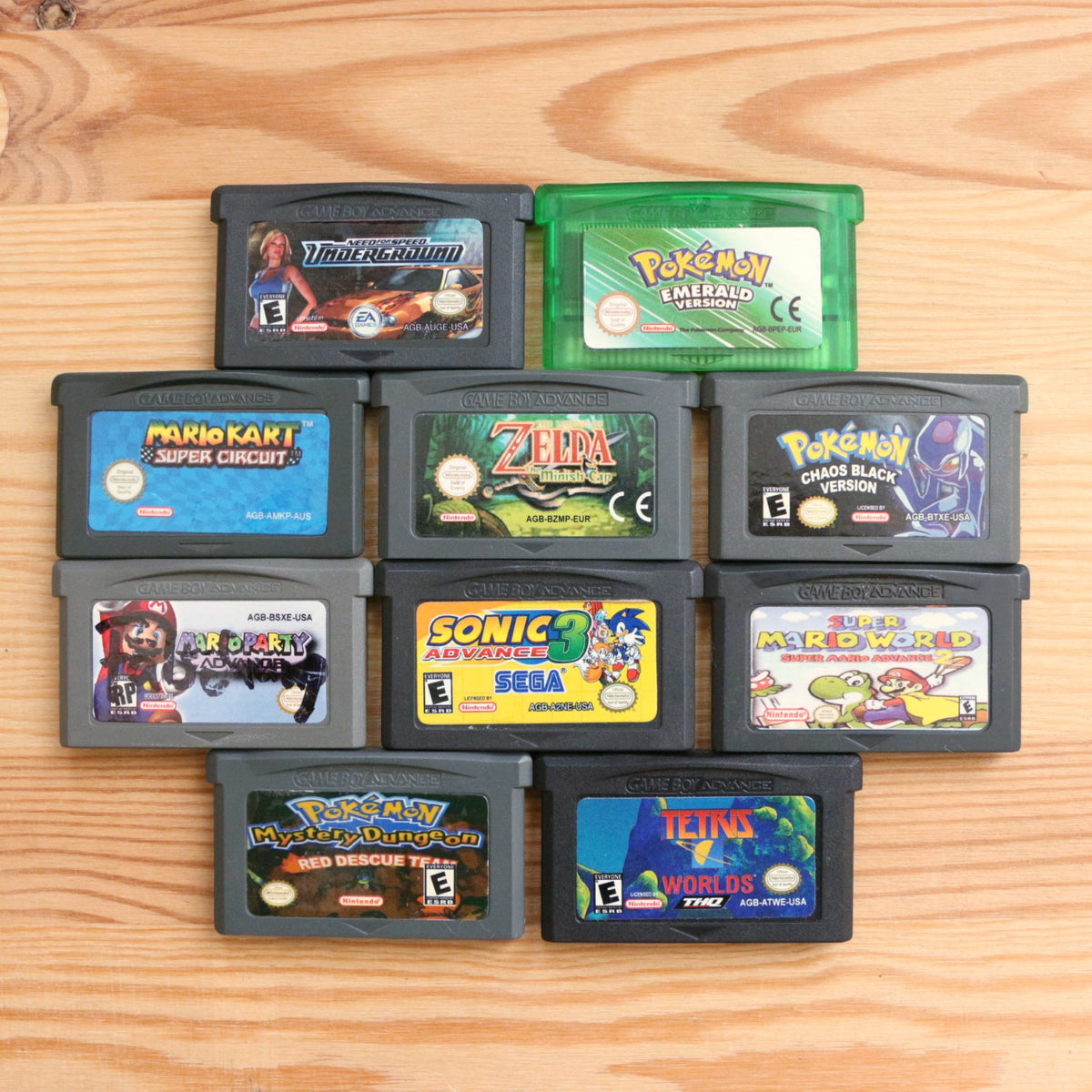 10 GameBoy Spiele zum TOP Preis! - GBA 355