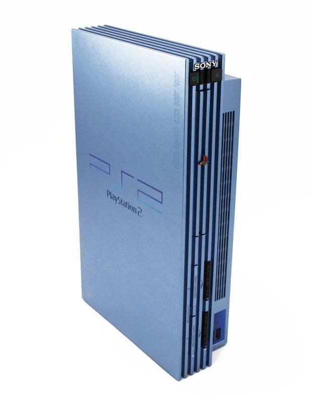 Konsole aqua blau + DualShock Controller + Zubehör