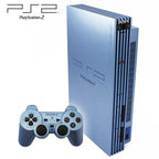 Konsole aqua blau + DualShock Controller + Zubehör