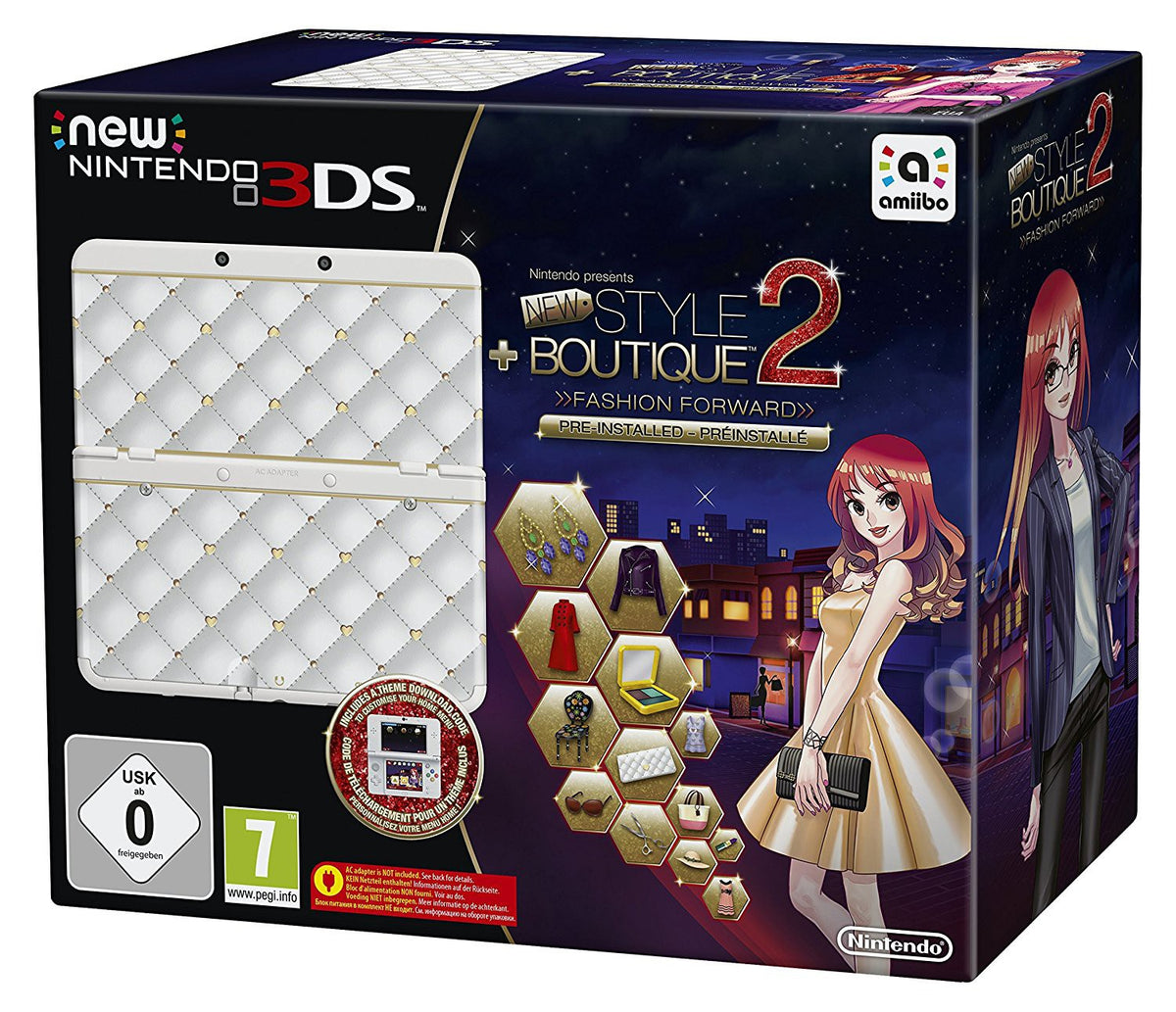 Konsole weißNew Style Boutique 2 Edition + Netzteil — weißNew Style Boutique 2 Edition