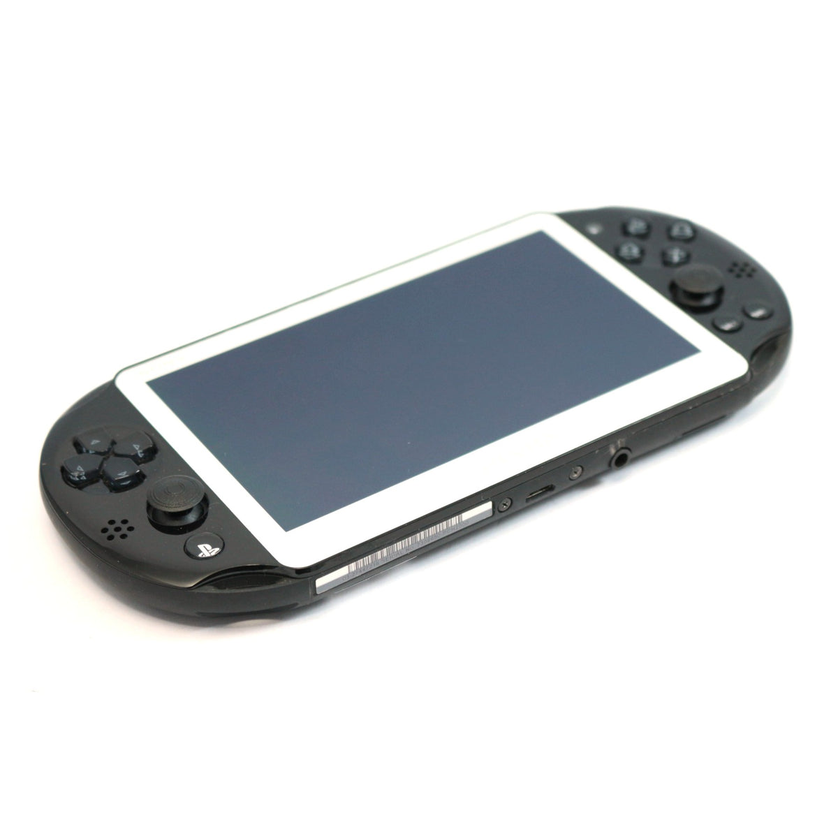 Konsole Slim Custom Case schwarz mit weißem Display + Netzteil