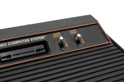 Konsole CX-2600 AP #4 Schalter Holz-Design + Spiel + 4 Controller + Zubehör