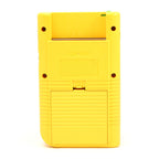 Konsole Classic DMG-01 Custom Case gelb + grüne transp. Buttons + Backlight weiß