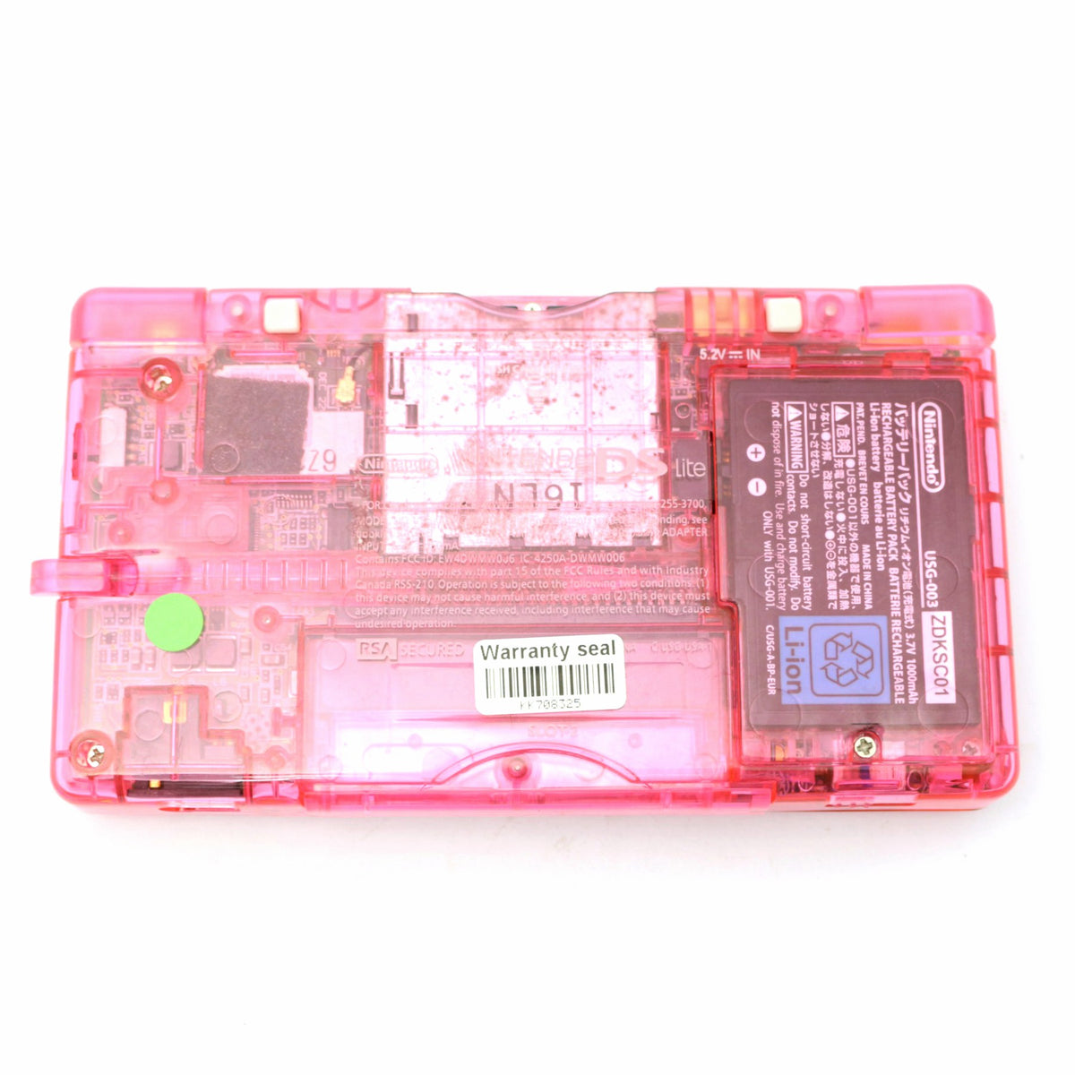 Konsole rosa-transparent Custom Case Mod + Netzteil