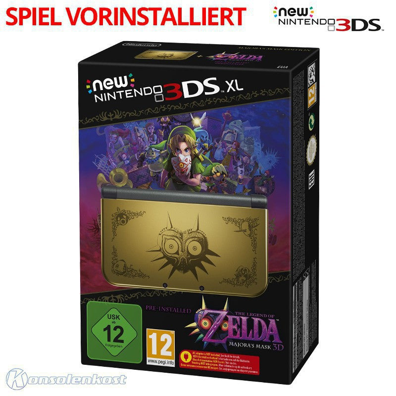 Konsole XL Zelda Majora's Mask Edition + Spiel + Netzteil — Zelda Majora's Mask Edition