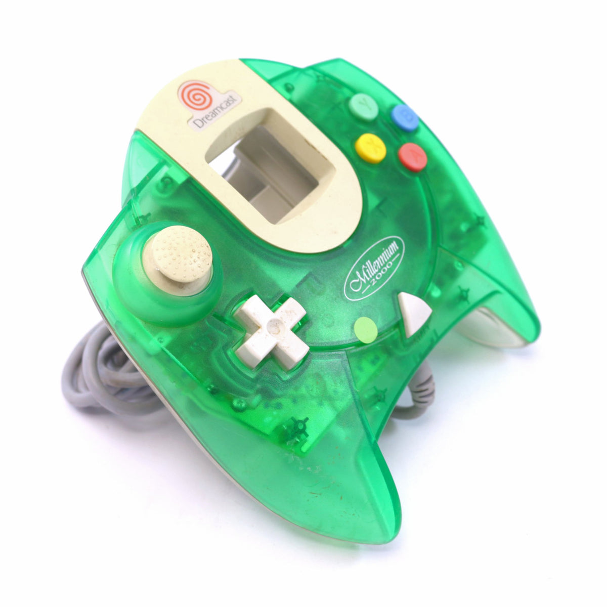 Original Controller grün-weiss transparent / Lime Green Millennium 2000 Edition