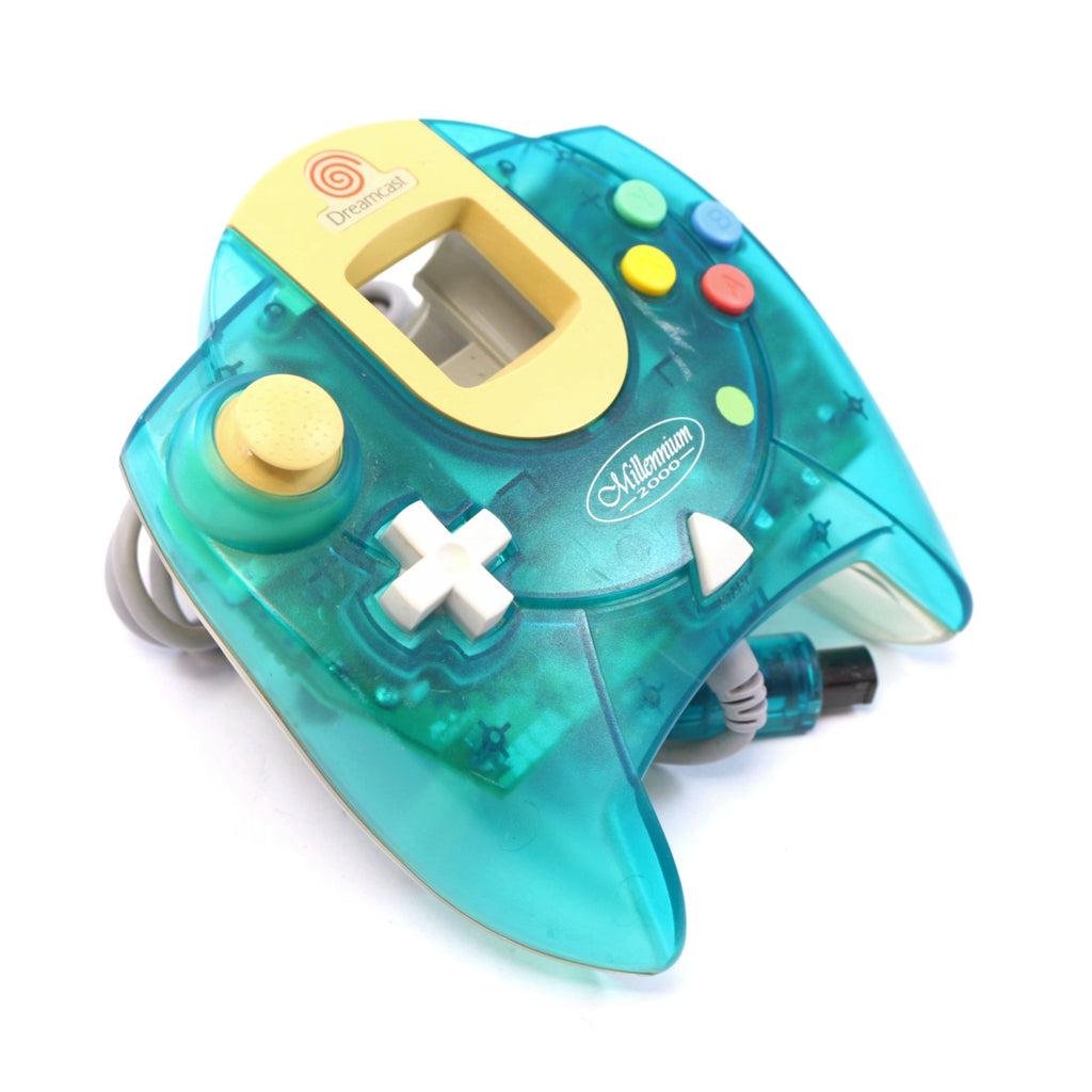Original Controller blau-weiss transparent / Aqua Blue Millennium 2000 Edition