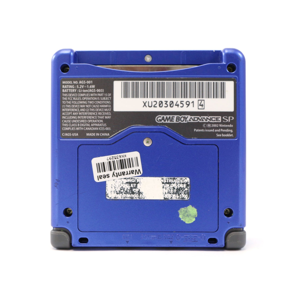Konsole GBA SP blau Custom Design Super Mario + Netzteil