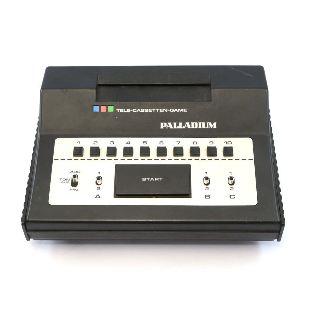 Konsole Palladium Tele-Cassetten-Game + Spiel + Zubehör