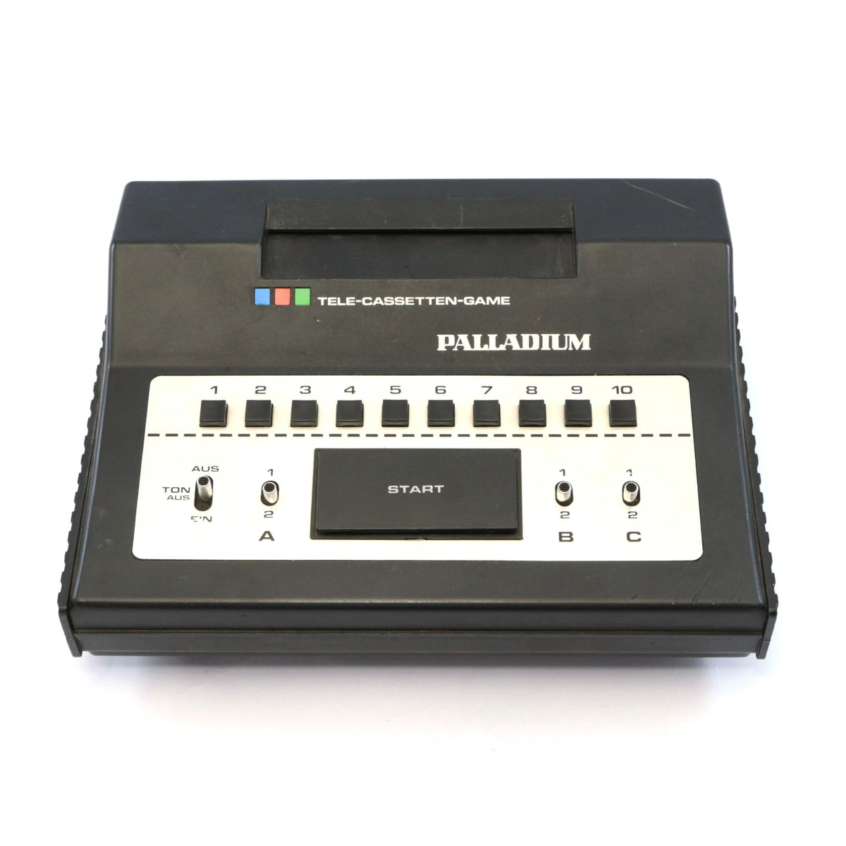 Konsole Palladium Tele-Cassetten-Game + Spiel + Zubehör