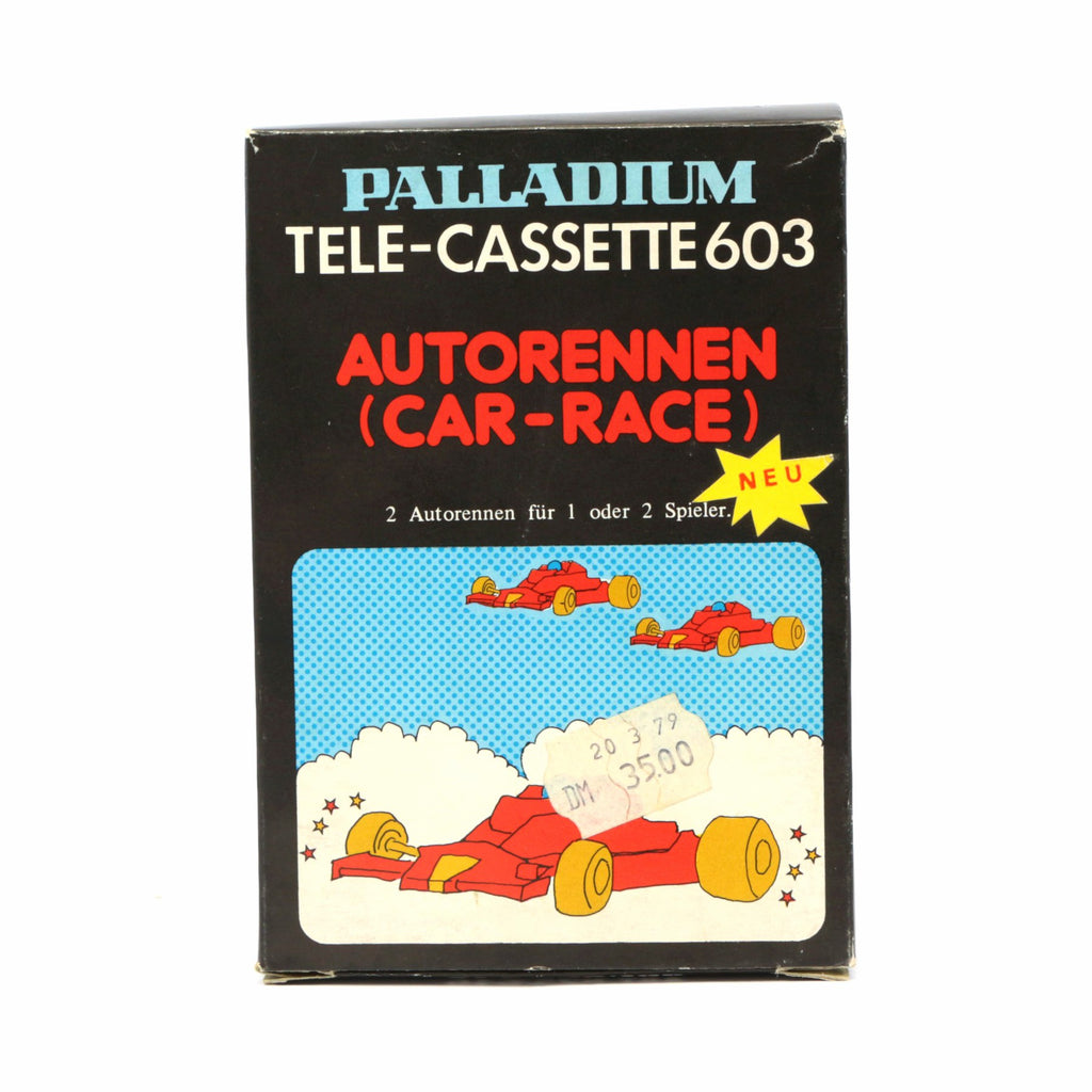 Konsole Palladium Tele-Cassetten-Game + Spiel + Zubehör