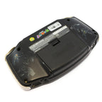Konsole GBA Schwarz Custom Design Mushi King & Sonic Battle