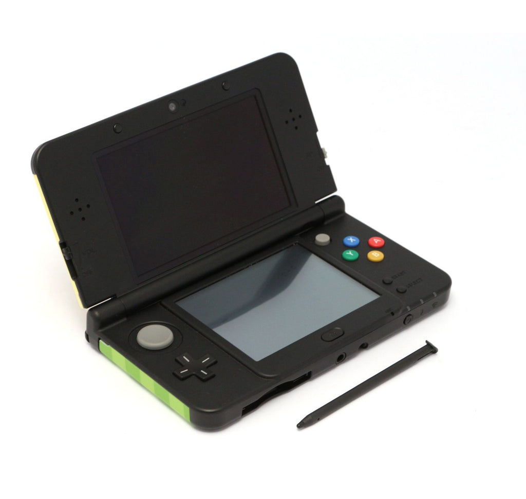 Konsole schwarz + Animal Crossing Faceplate Nr. 027 + Netzteil