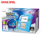 Konsole hellblau Pokémon Mond Edit. + Netzteil