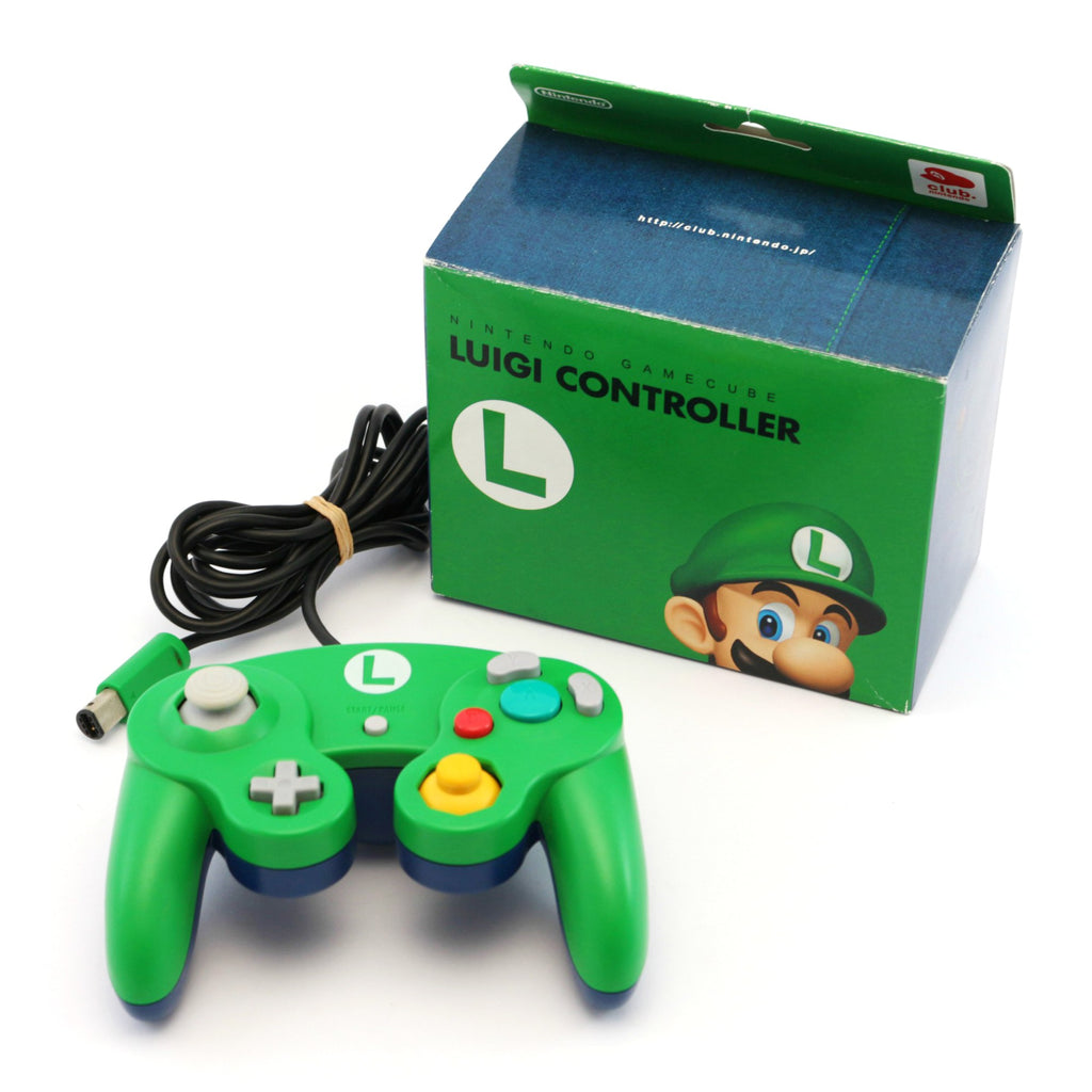 Original Nintendo Controller / Pad grün Club Nintendo Luigi Edition DOL-003 (JP) — grün Club Nintendo Luigi Edition DOL-003