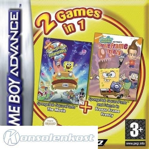2in1: SpongeBob Battle for Bikini Bottom + Nicktoon Freeze Frame Frenzy