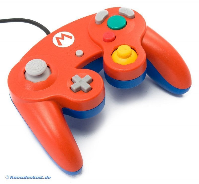 Original Nintendo Controller / Pad rot-blau Club Nintendo Mario Edition DOL-003