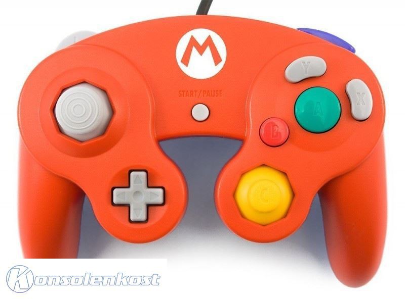 Original Nintendo Controller / Pad rot-blau Club Nintendo Mario Edition DOL-003