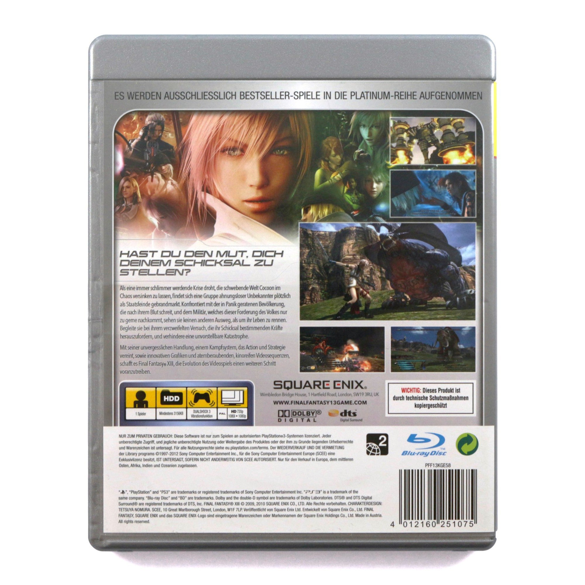 Final Fantasy XIII [Platinum] (DE)