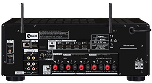 Pioneer VSX-832-B 5.1 Netzwerk AV-Receiver mit Multiroom + Wifi/Bluetooth schwarz