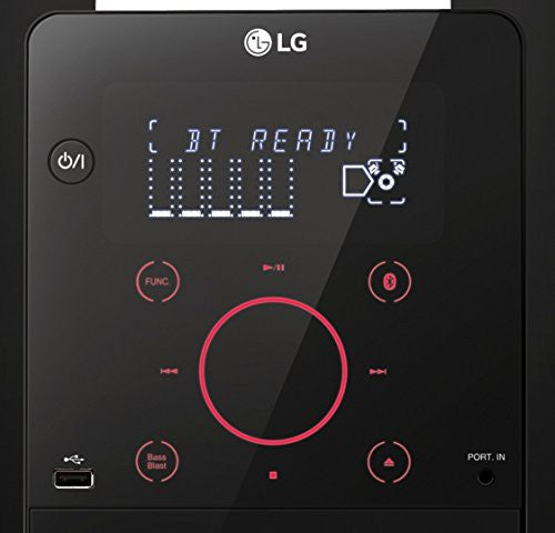 LG CM2760 Kompaktanlage schwarz-rot [LG Electronics]