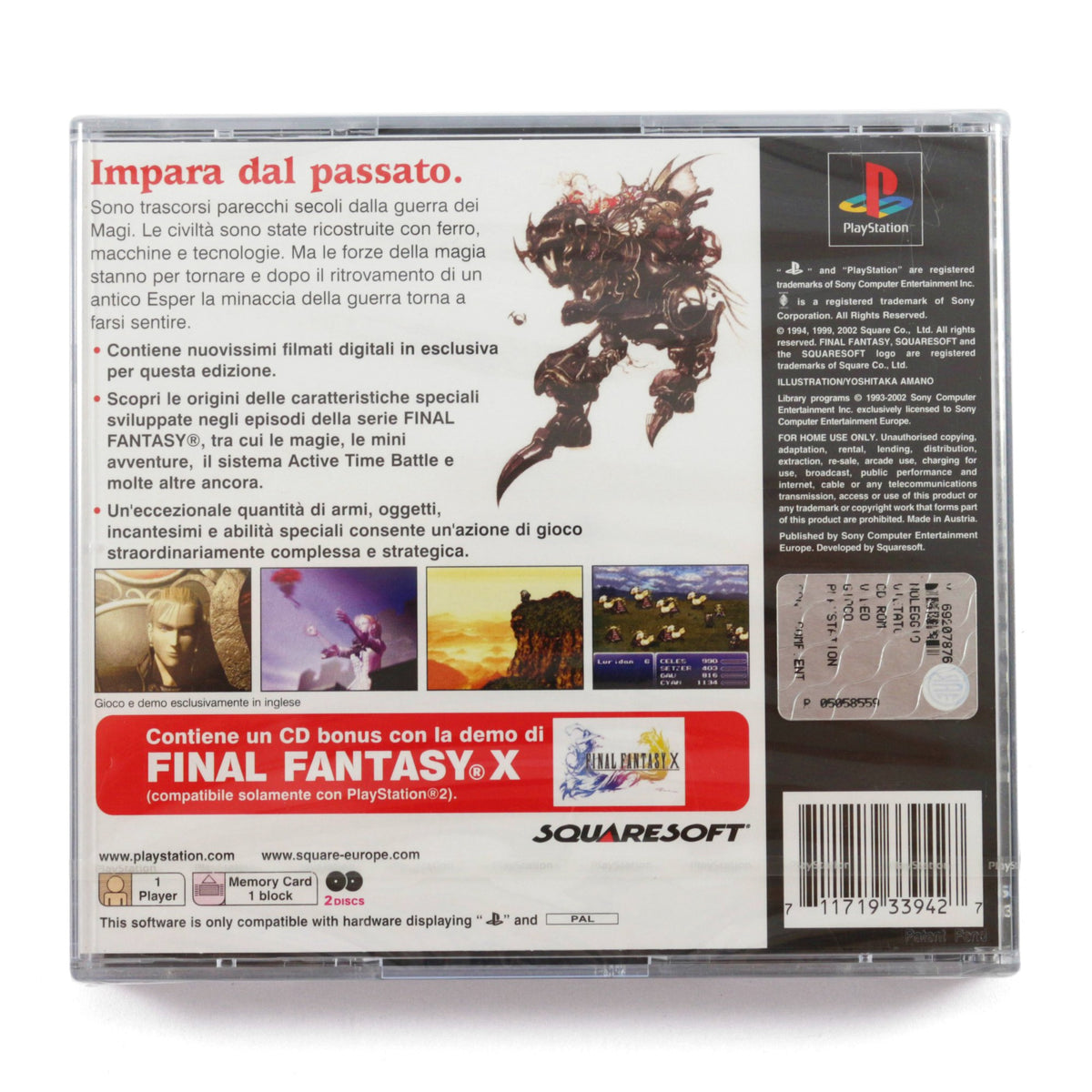 Final Fantasy VI / 6 + Demo Disk (IT)