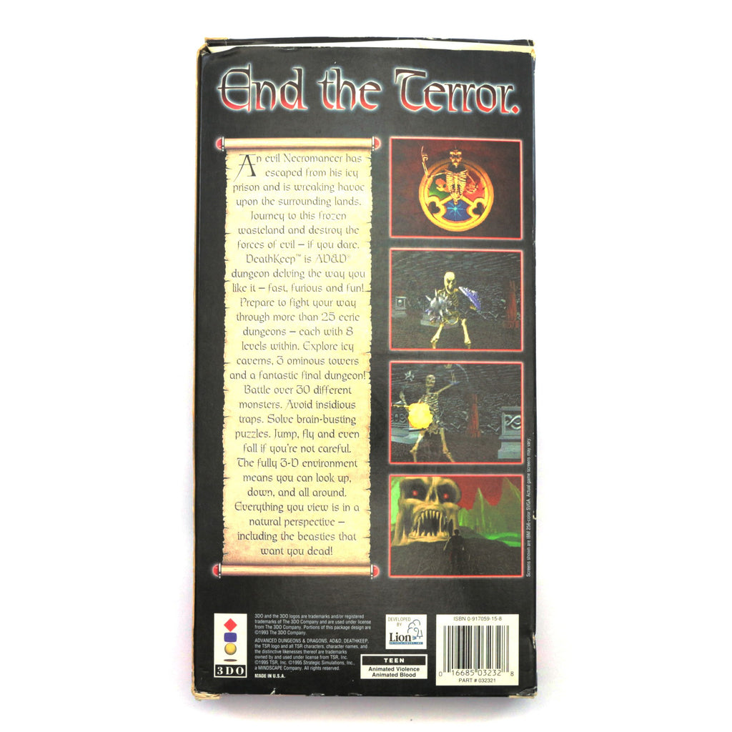 Advanced Dungeons & Dragons 2nd Edition: Death Keep (US)