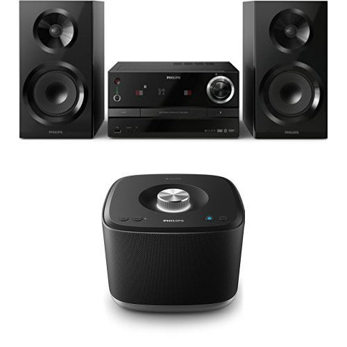 Philips BM60B/10 kabellose Multiroom Power-Stereoanlage & BM5B/10 Lautsprecher
