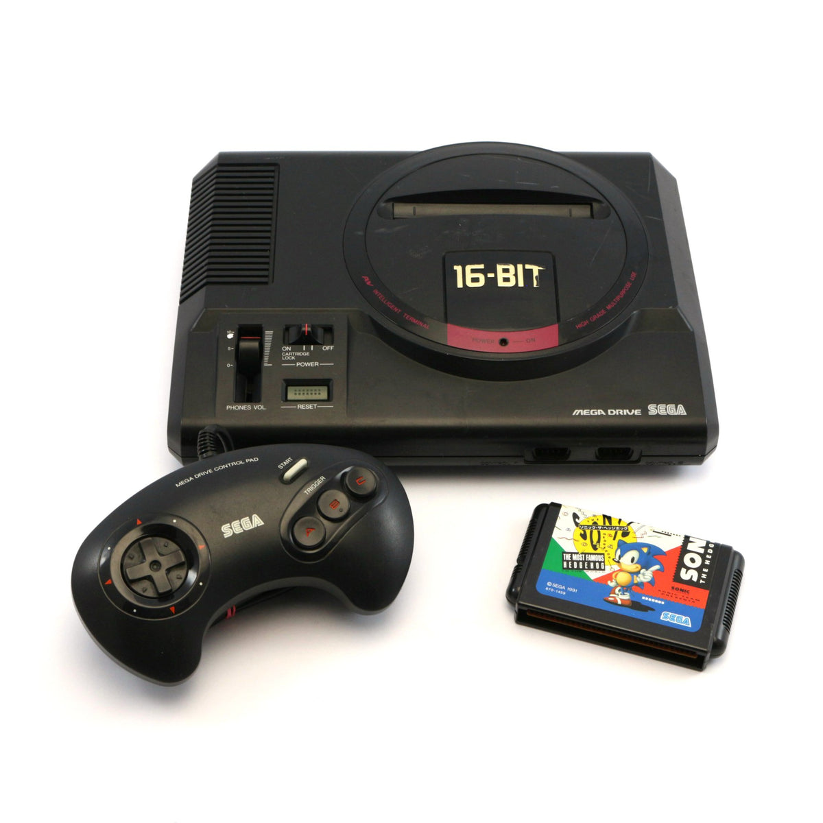 Konsole MD1 + Sonic + Original Controller (JP)