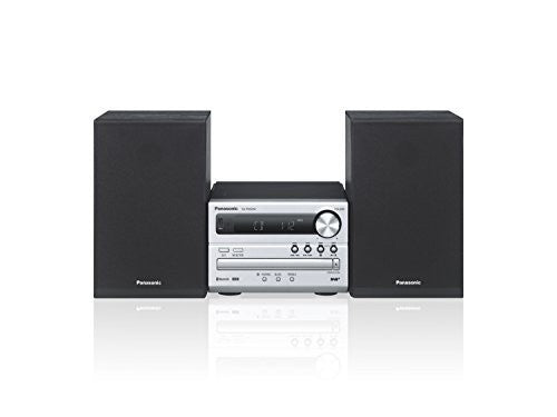 Panasonic SC-PM254EG-S Micro HiFi System, 20 W Silber weiß