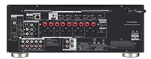 Pioneer 7.2 Kanal AV Receiver, VSX-933-S, Hifi Verstärker 135 Watt/Kanal silber