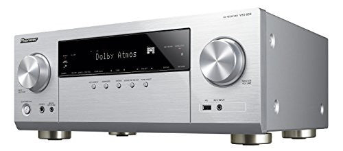Pioneer 7.2 Kanal AV Receiver, VSX-933-S, Hifi Verstärker 135 Watt/Kanal silber