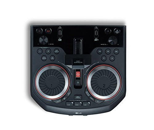 LG OK75 High Power HiFi System chrom-schwarz-rot [LG Electronics]