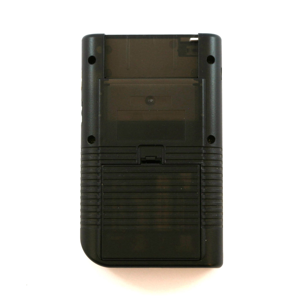 Konsole Classic DMG-01 Custom Case Trans. Black + Backlight mit Blasen blau