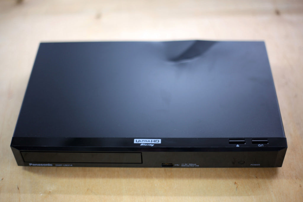 SA 182: Panasonic DMP-UB314EGK Ultra HD Blu-Ray-Player schwarz BESCHÄDIGT