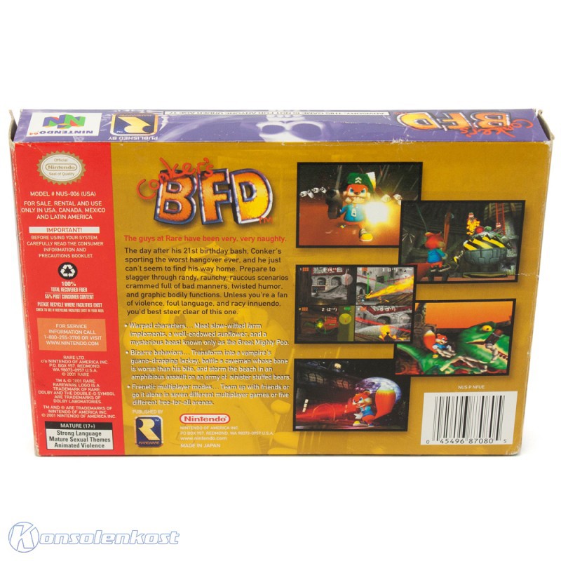 Conker's Bad Fur Day BFD (US)