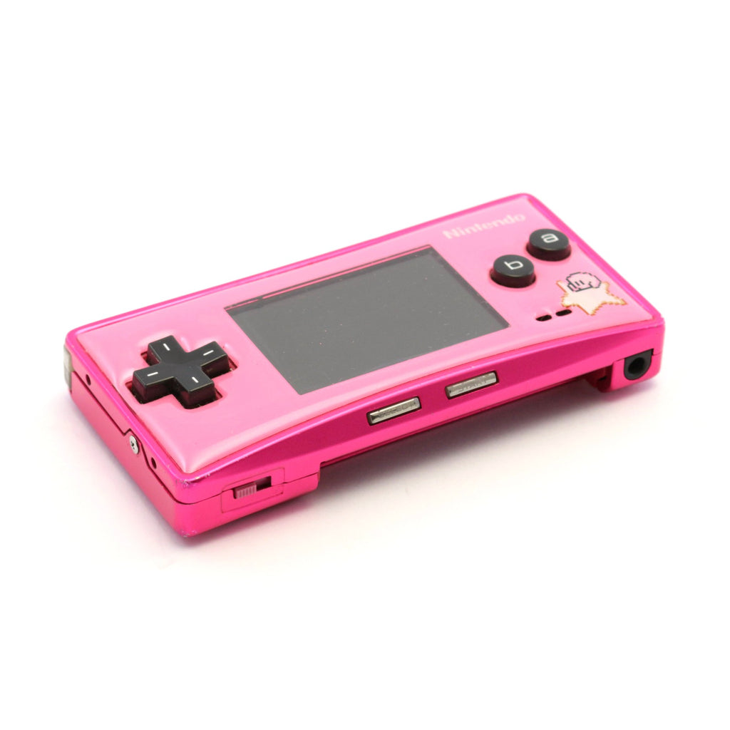 Konsole pink mit rosernem Kirby Faceplate