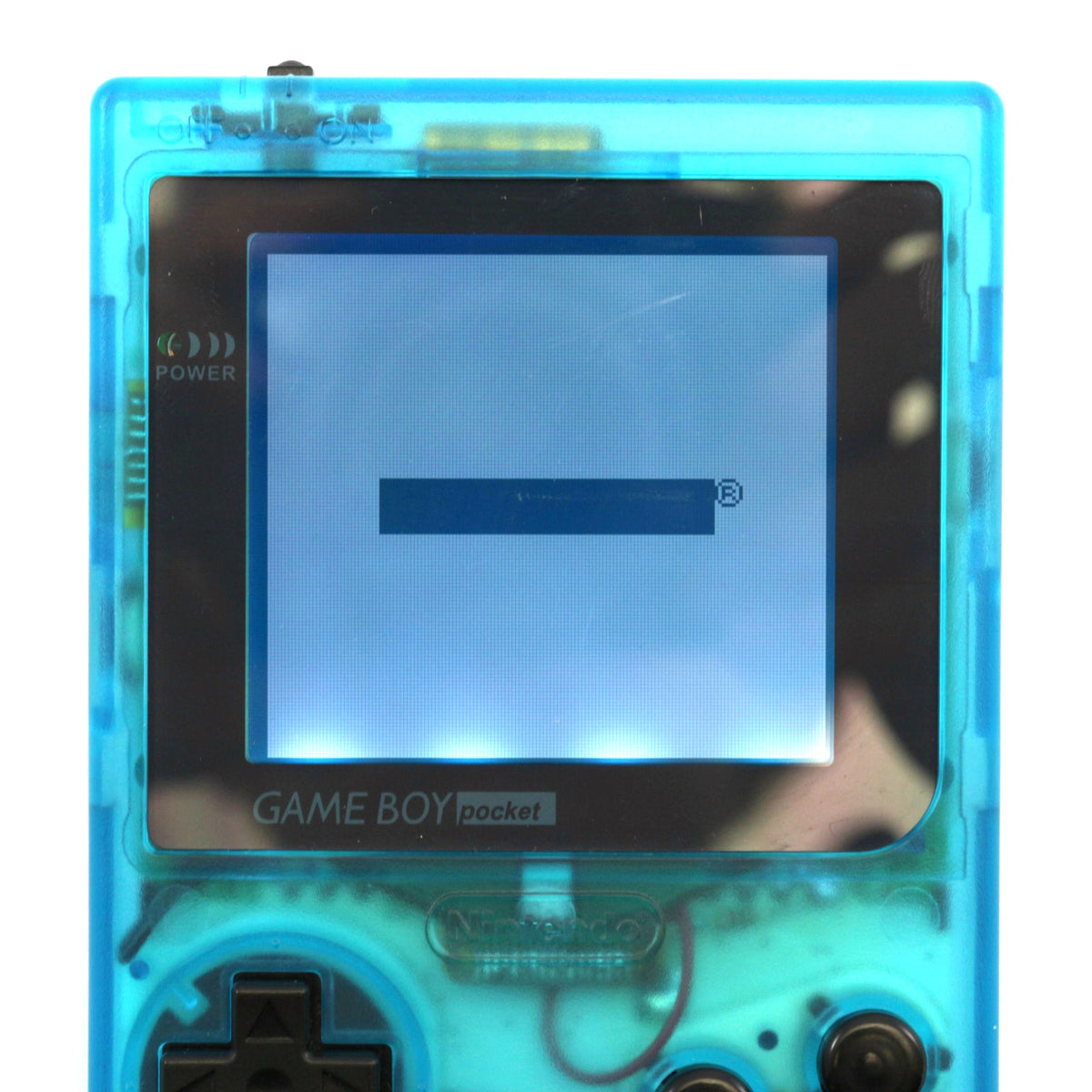 Konsole Custom Case blau-transparent + Backlight blau