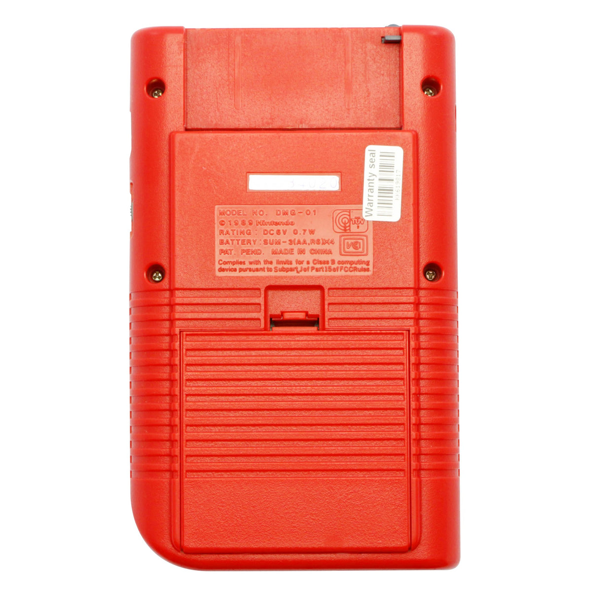 Konsole Classic DMG-01 rot Red Zora + Backlight blau