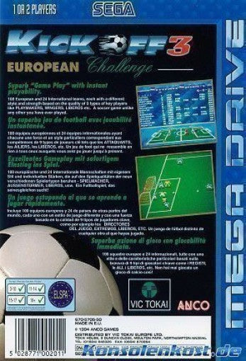 Kick Off 3 European Challenge