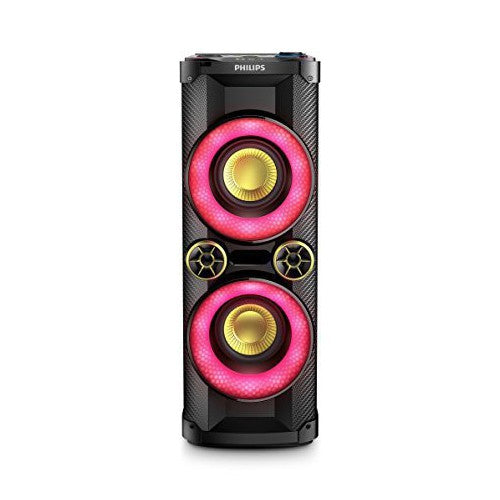 SA 189: NTX400 Nitro Party Sound Tower schwarz-rot [Philips] BESCHÄDIGT