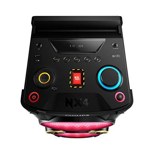 SA 189: NTX400 Nitro Party Sound Tower schwarz-rot [Philips] BESCHÄDIGT