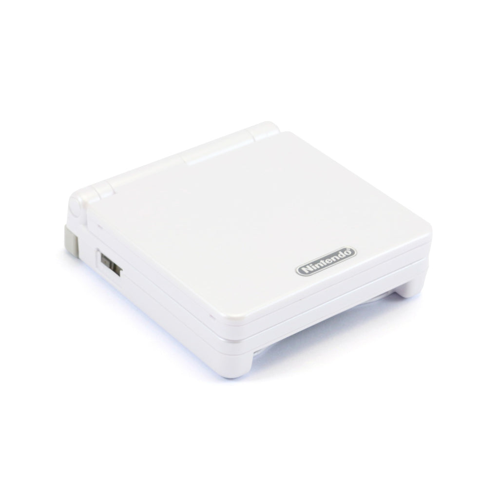Konsole GBA SP Pearl White / weiß IPS V2 LCD Display Mod + Netzteil