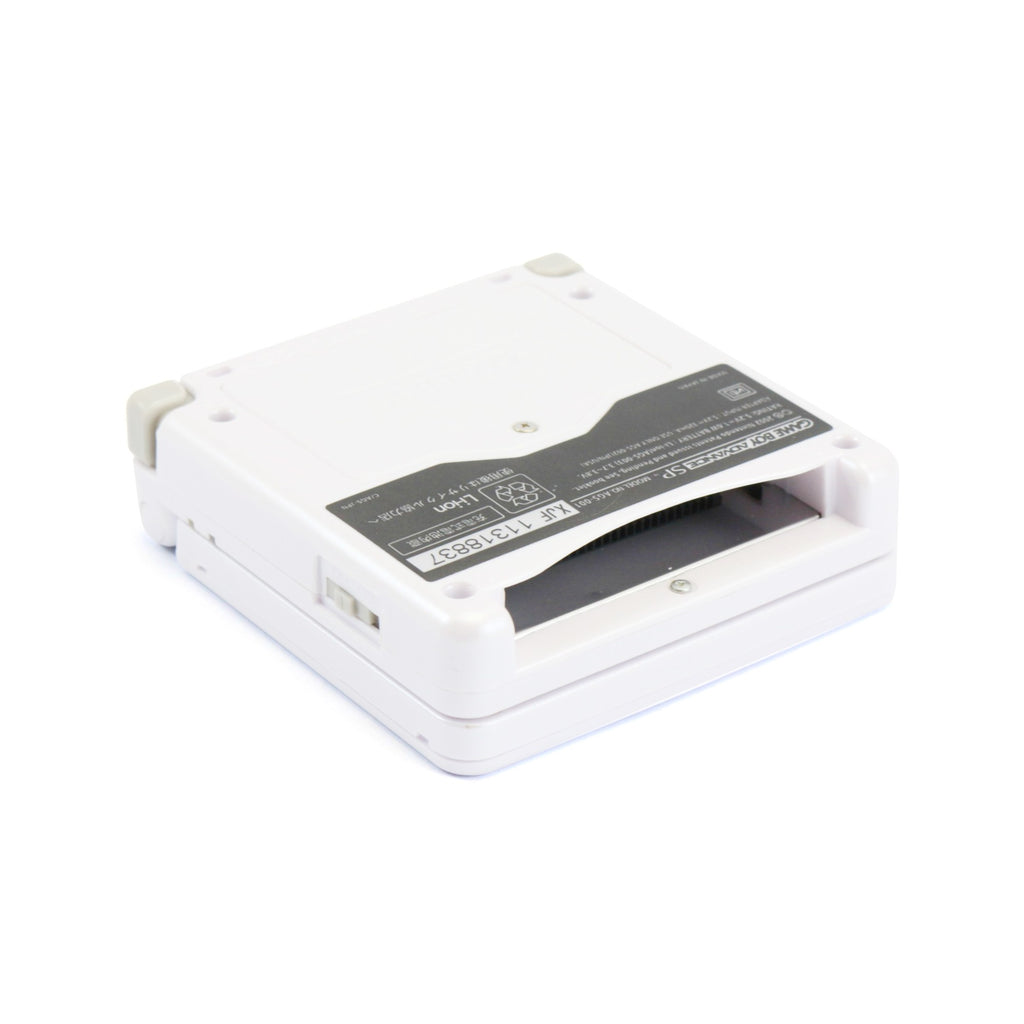 Konsole GBA SP Pearl White / weiß IPS V2 LCD Display Mod + Netzteil